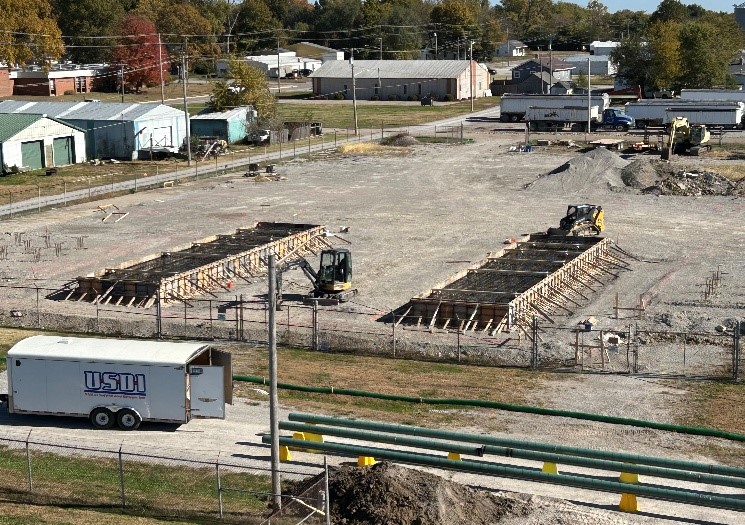 Mec Concrete Forms For Pad Of First Two Units
